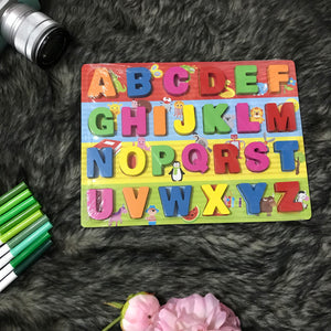 Kids Wooden Alphabet Puzzle Board (Intro Price)